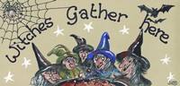 Witches Gather Here Magnet