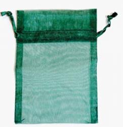 Small Green Organza Bag