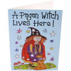 Pagan Witch Card
