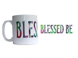 Coloured Blessed Be Mug
