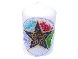 Pentagram & Elements Candle