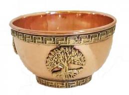 Copper & BrassTree Of Life Ritual Offering Altar Bowl