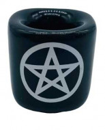 Small Pentagram Ceramic Candle Holder