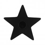 Small Black Pentacle Candle Holder