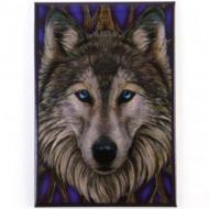 Wolf Head Magnet - Lisa Parker