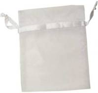 Small White Organza Bag