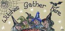 Witches Gather Here Sign