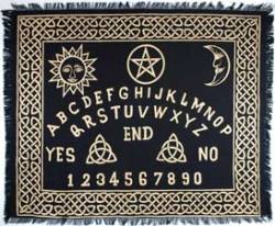 Ouija-Board Altar or Tarot Cloth