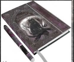 Embossed Witches Spell Book & Pen
