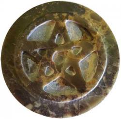Soapstone Pentagram Altar Tile