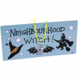 Neighbourhood Witch Sign