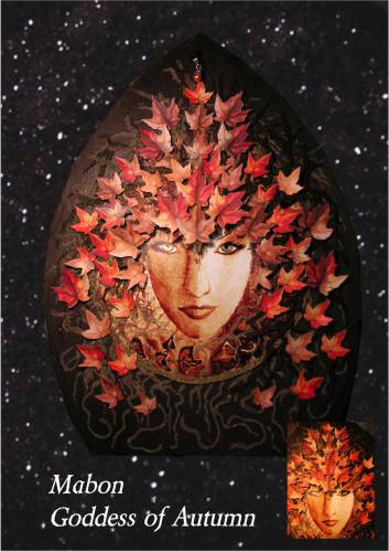 Mabon Autumn Leaves Slate
